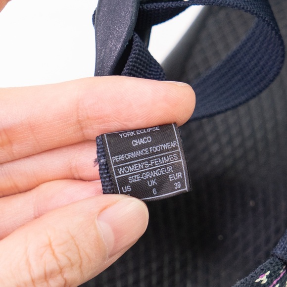 Chaco ZX2 Classic Strappy Water Shoes Sandals York Eclipse Purple Navy Womens 8 - Picture 11 of 12